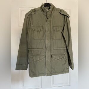 American Eagle Outfitters Size S Army Green Anorak Utility Jacket 2014